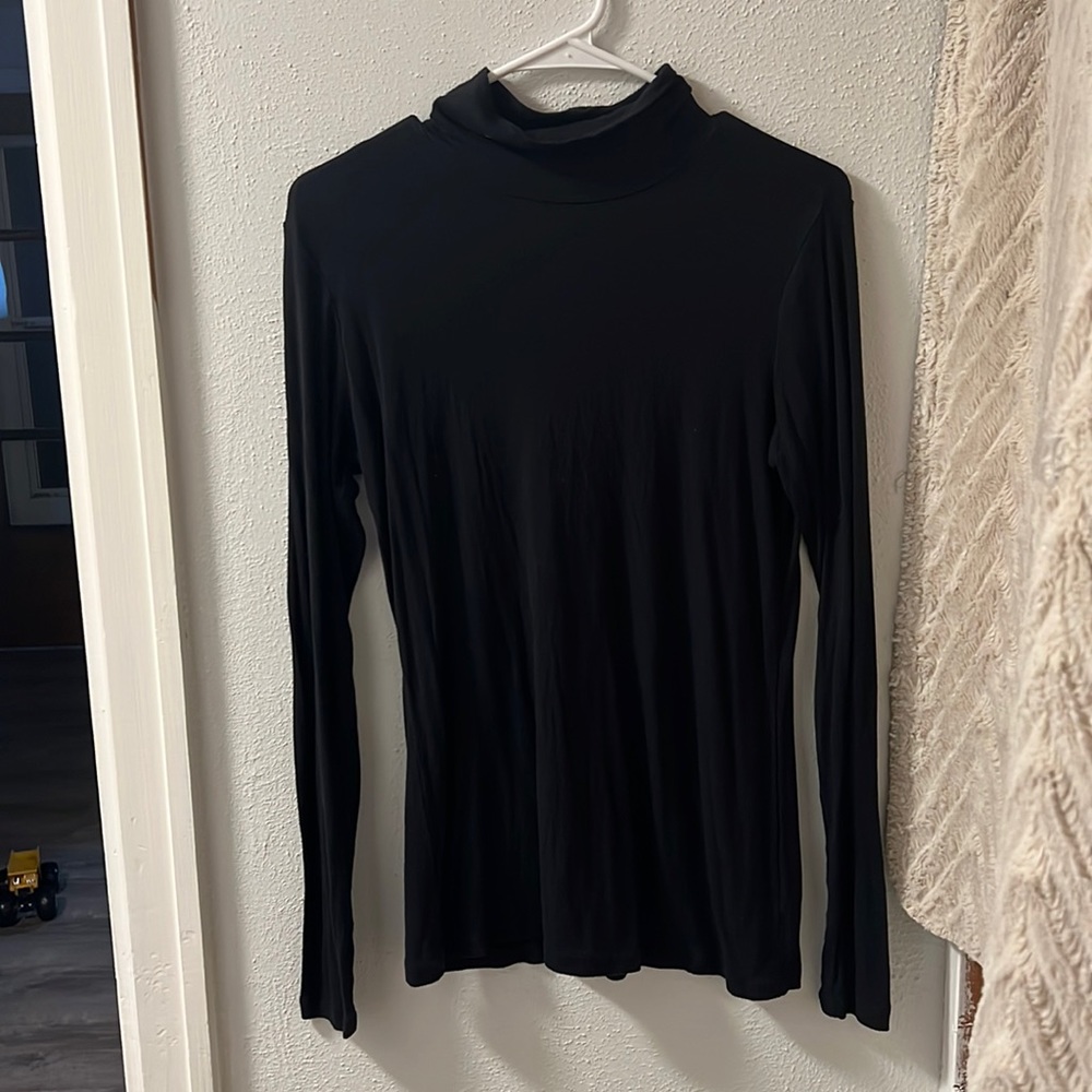 #26 Cabi black long sleeve turtle neck. Size small